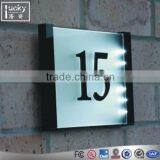 Custom Led Door Gate Led House Sign Plaque for Home or Office