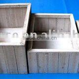 Square Wooden Laundry Basket thumbnail-1