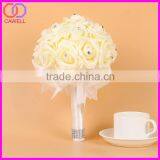 Fashion Decoration New Design Handmade Wedding Bouquet Bride Flower thumbnail-4