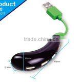 4 Port Mini High Speed USB 2.0 HUB Expansion Power Adapter For Notebook PC Phone thumbnail-1