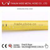 1/2" 3/4" 1" Yellow Color PE Cover 304 Steel Bellows Gas Pipe thumbnail-3