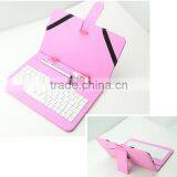Universal pu Leather Tablet Case Cover for Lenovo Thinkpad 8 for Huawei With Keyboard and Elastic Band Strip