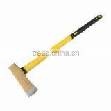 Splitting Maul, SM16 2.5KG With 70% Fiberglass Handle, Made of Drop-forged 45# Carbon Steel Head, Heat Treatment, HRC47-55