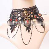 MYLOVE Vintage Gothic Antique Bronze Skull Pendant Necklace Punk Halloween Jewelry Gift MLY267 thumbnail-1