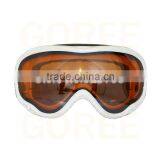Dual Lens Snowboarding Glass Crowbar Snow Goggles Yellow Lens thumbnail-1