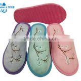 OEM EVA woman's indoor slippers side stitching slippers
