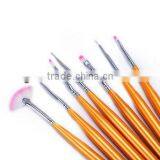 Nylon Hair Cosmetic Nail Art Gel Brush thumbnail-1