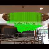 Optical Fiber Silk Glass Beads for Chandelier , Fiber Optic Stainless Steel Pendant Lamp thumbnail-6