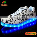 light up shoes for adults Good pattern cheap price adult glow luminous light led shoes