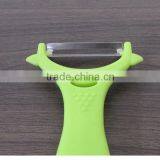 Plastic Handle Creative Home Plane Scraping Fruit Planing Smile Kitchen Supplies Household Goods Kitchen Peeler P07 thumbnail-3