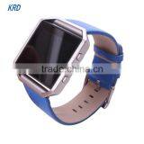 Superior Luxury Genuine Leather Watch Band Wrist Strap For Fitbit Blaze Smart Watch thumbnail-6