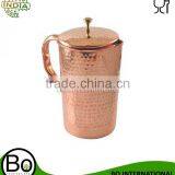 Copper Pitcher Copper Water Jug India Fitness water drinking Mug Pure Copper Filter water Pot