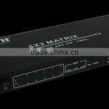 New Product High Quality HDMI 1.4 Matrix 6*2 HDMI Switch Black thumbnail-1