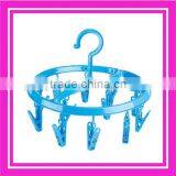 Clothes Hangers/Plastic Round Clothes Hangers With 12Clips8048 thumbnail-1