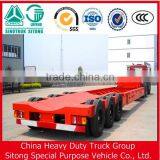 Chinese Manufacturer 40FT Lowbed Semi Trailer for Sale(Giving Tires!) thumbnail-1