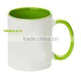 10oz 11oz AAA Grade Blank 100g Sublimation Paper Color Inside and Handle Coated Mug thumbnail-6