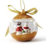 Clear Glass Material Christmas Decoration Ball thumbnail-4