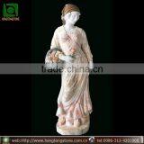 Flower Basket Femail Statue thumbnail-1