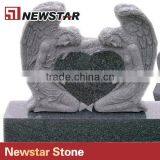 Newstar Modern Black Color Natural Stone Headstones thumbnail-3