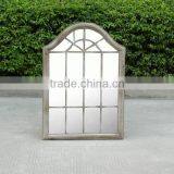 Unique Design Decorative Wrough Iron Frame Silver Mirror For Home Patio Backyard thumbnail-2