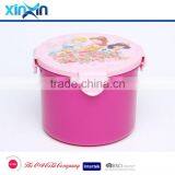 Round Shape Plastic Bento Lunch Box With Spoon thumbnail-1