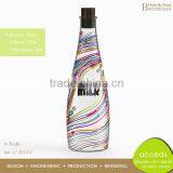 Borosilicate Airtight Glass Milk Bottle With Cork thumbnail-1