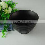 Stocked Cheap Black Ceramic Glazed Soup Bowl For Sale, Big Quantity in Stock With Cheap Price thumbnail-2