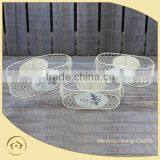 Metal Christmas Flower Decoration Basket thumbnail-1