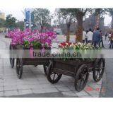 Arlau 3 Piece Wooden Flower Pots Planters thumbnail-4