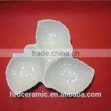 High Quality Hotel White Ceramic Dinner Plate Nut Dish and Candy Plate thumbnail-3