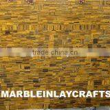 Semi Precious Table Top/Tiger Eye Stone Table Tops thumbnail-1