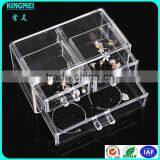 Acrylic Clear Makeup Organiser Cosmetic Storage 4 Drawers Jewellery Box thumbnail-2
