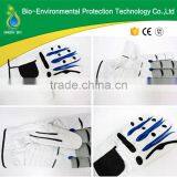 Popular Sheepskin White and Blue Golf Gloves for Children thumbnail-3