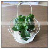 Metal Flower Pot Holder/ Hanging Basket/ Hanging Metal Plant Holder thumbnail-1