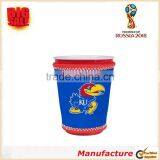 2018 World Cup Neoprene Sleeve High Quality Cheap Price Promotional Gift Cup Sleeve Fitting Plastic Cups/Pint Glasses/Coffee Cup thumbnail-6