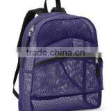 Mesh Back Pack With Large Main Compartment thumbnail-3