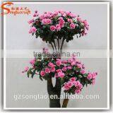 Beautiful Rose Flower Decorative Flowers Wreaths Rose Artificial Flower Tree thumbnail-2
