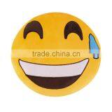 Soft Emoji Smiley Emoticon Yellow Round Cushion Pillow Stuffed Plush Toy Doll Christmas Present New thumbnail-6