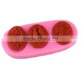 Silicone Mold Fondant Cake Mold Chocolate Cake Decoration Arts Rose Angel 1688 Agent thumbnail-1