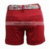 Fashion Designer Women Clothes Manufacturer 100% Cotton Ladies Shorts thumbnail-2