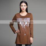 Custom Beautiful Girl Printed Long Sleeve t Shirt thumbnail-1