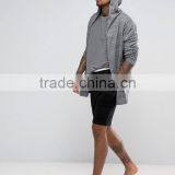Hot Sale Custom 100% Cotton Jersey Sweat Fabric Men's Black Breathable Casual Casual Sporting Shorts thumbnail-1