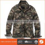 Hot Sale Pure Cotton Heavy Washed Men Woodland Jacket