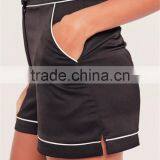 Custom Satin Boxer Shorts Women Plain Black Satin Highwaisted Shorts Wholesale thumbnail-2