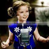 2017 JannyBB Latest Vintage White Flower Embroidery Shirley Temple Bold Styling Clothing Set thumbnail-1