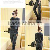 Wholesale Fashional High Quality Gym Eco-friendly Velvet Suits thumbnail-1