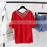 Short Sleeve T-shirt Female Tops 2017 Han Edition Joker Students in Summer thumbnail-2