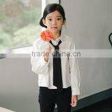 S17592A Children Clothing High Quality White Girls Blouses thumbnail-1