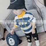 S17646A Wholesale Kids Clothing Boys Embroidered Cotton Hoodies thumbnail-2