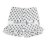 The New Arrival Unique Design Cotton Children Boutique Clothes Kids Ruffle Polka Dot Girls Shorts thumbnail-4